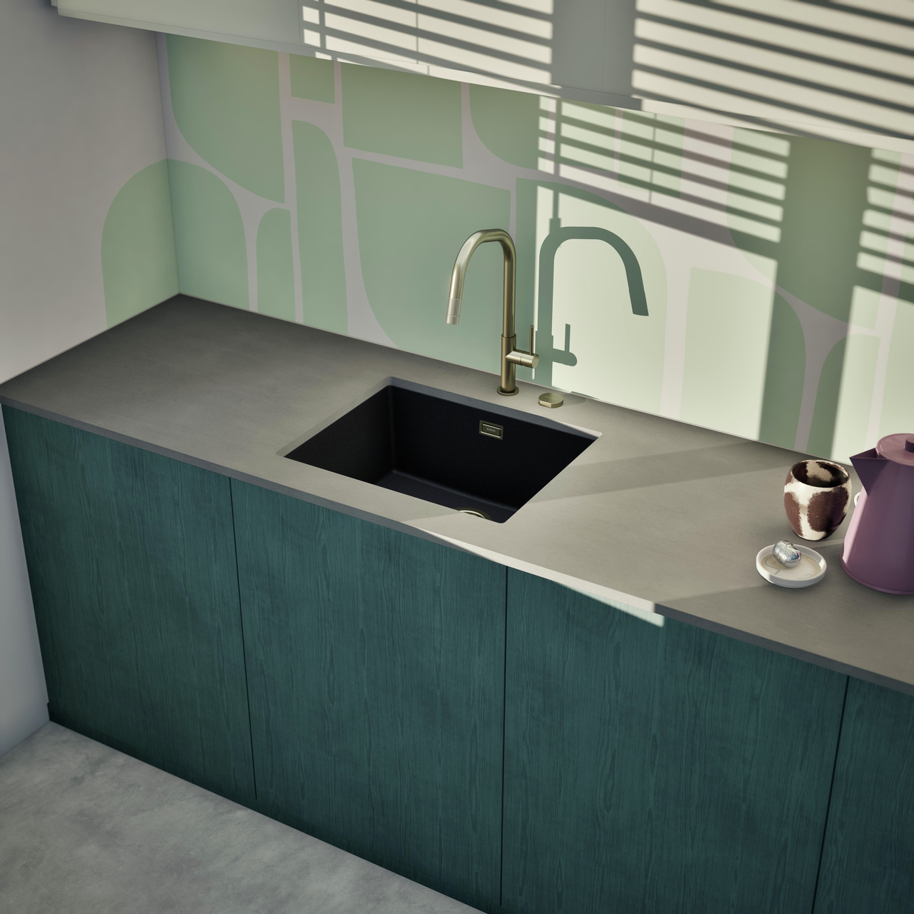 Dřez FORMHAUS D-100LS NERO